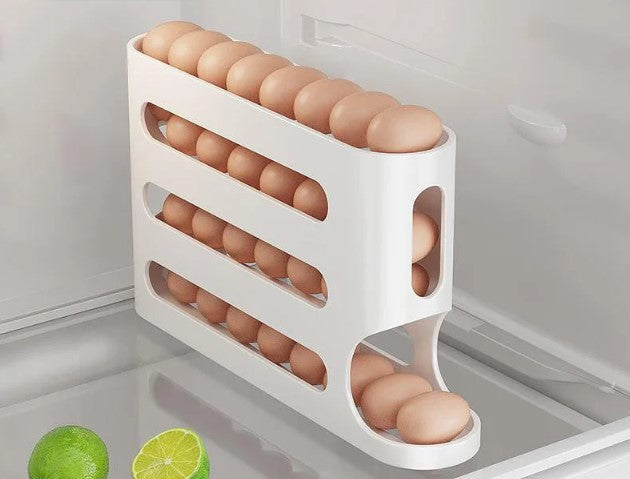 Organizador de Ovos para Geladeira com 4 camadas Eggslide